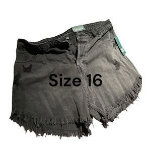 Wild Fable black jean shorts